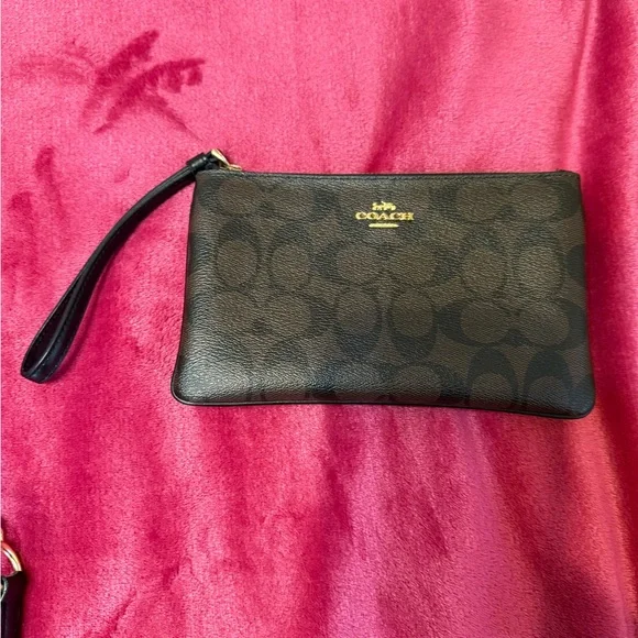 Coach Brown Crossbody Bag with Monogram Print - Picture 5 of 10